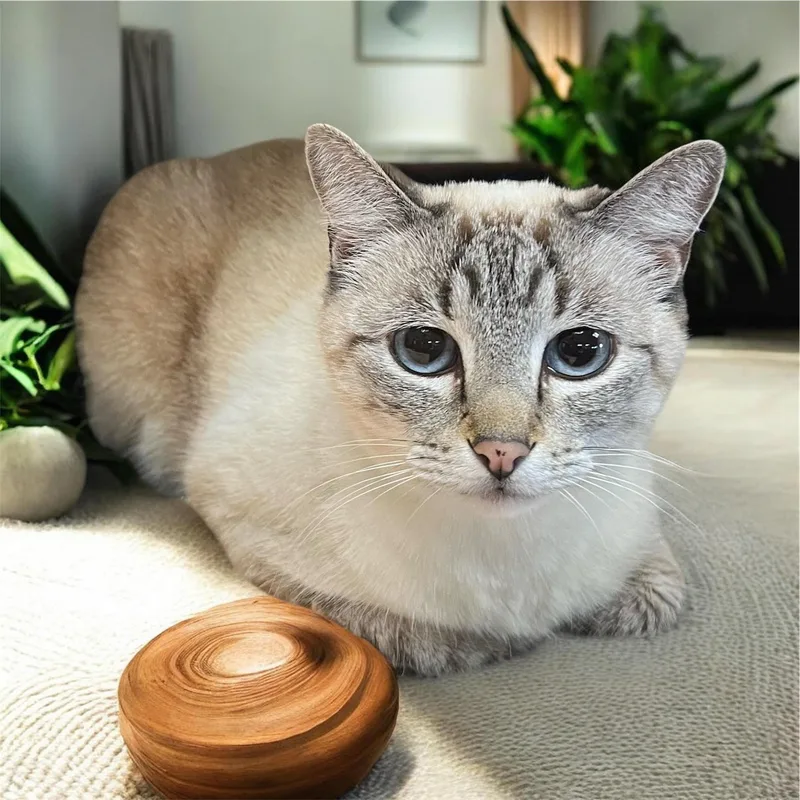 An adult medium-sized female Buff & White Siamese cat named Misha for adoption in Hillsboro, TX