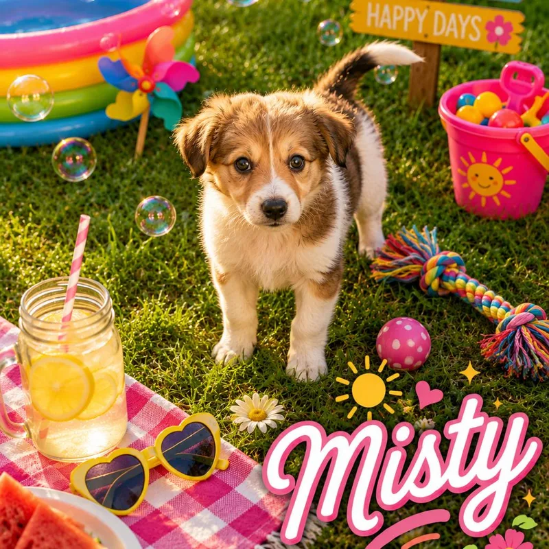 A baby small-sized female Brown / Chocolate Dachshund dog named Misty for adoption in Cleveland, TN