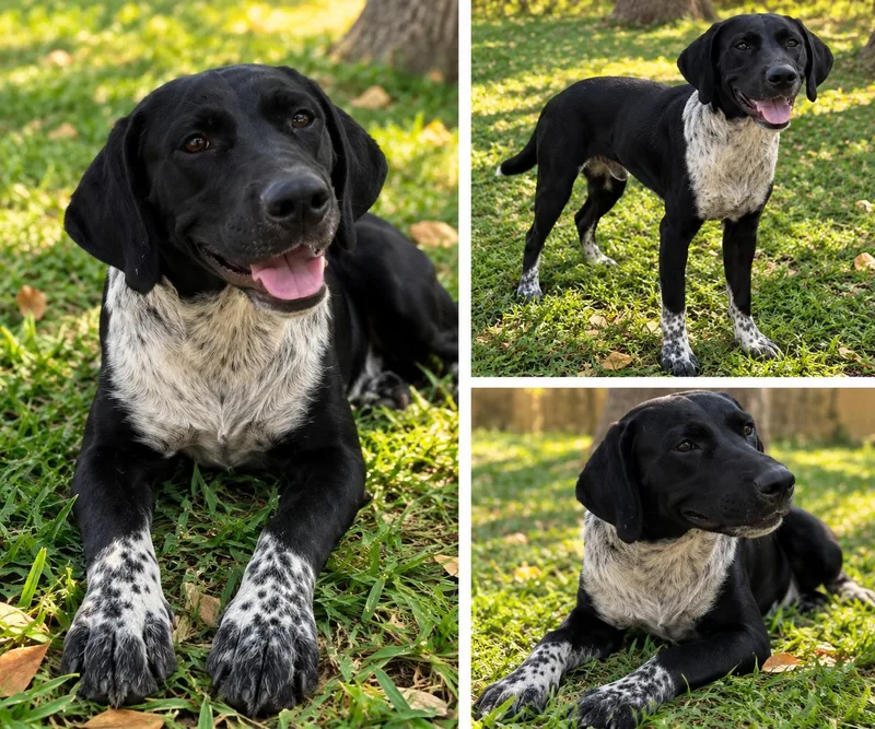 An adult medium-sized female Black Labrador Retriever dog named Sadie for adoption in Kiln, MS