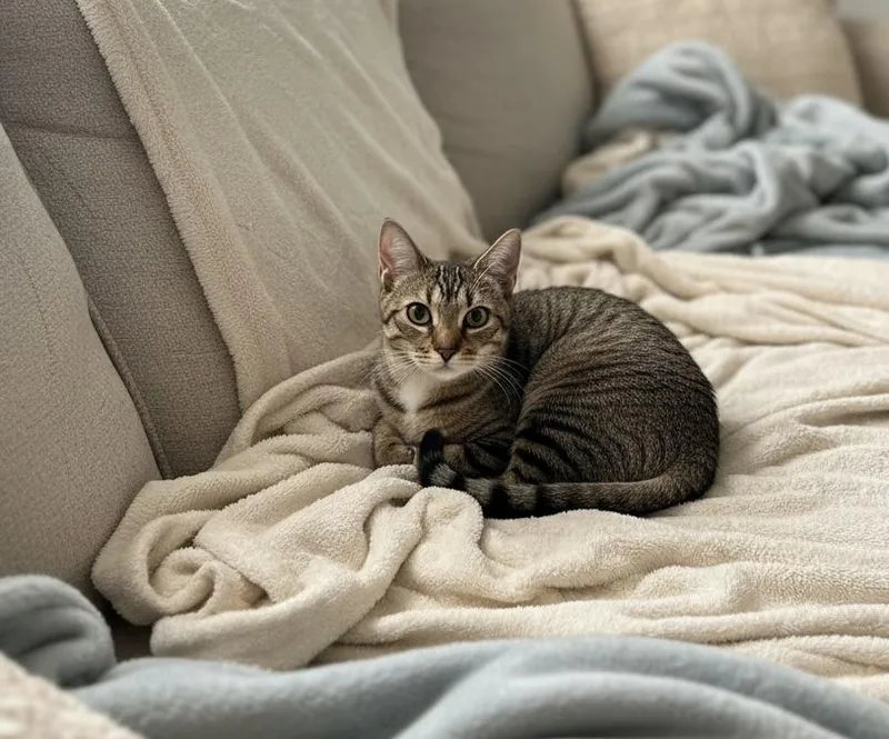 A baby medium-sized female Abyssinian cat named Villanelle INDOOR ONLY for adoption in Stockton, CA