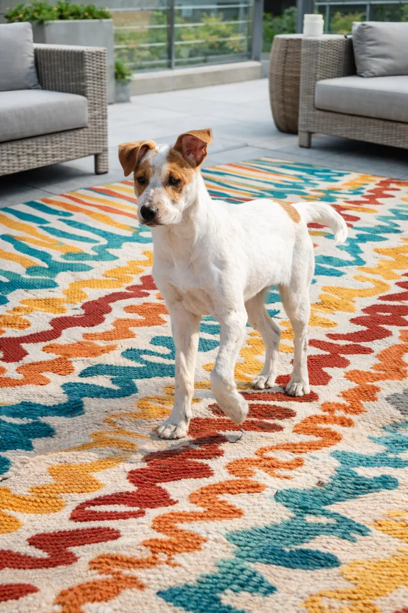 A baby small-sized female Brown / Chocolate Terrier dog named Cali for adoption in Seguin, TX