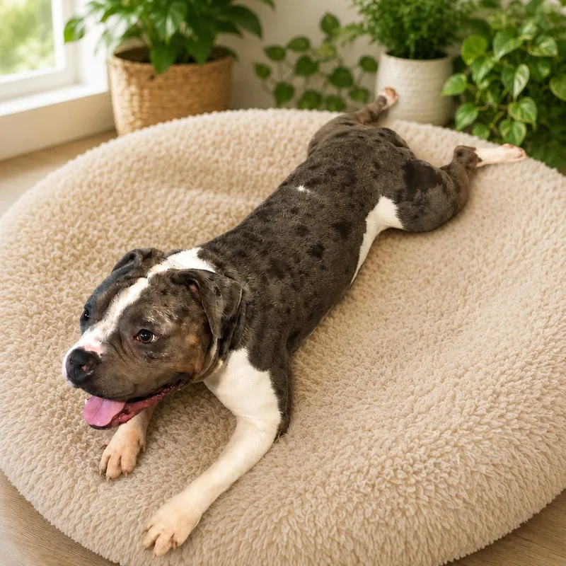 An adult large-sized male Gray / Blue / Silver American Bulldog dog named Prince for adoption in Phoenix, AZ