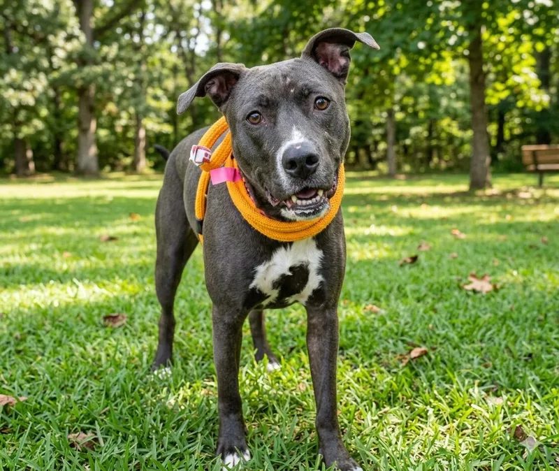 An adult medium-sized female Labrador Retriever dog named Althea for adoption in Roswell, GA