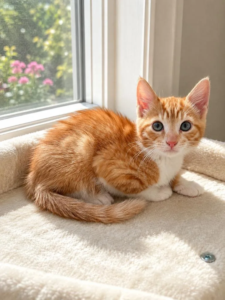 A baby small-sized male Domestic Short Hair cat named Bandit for adoption in Sebastian, FL