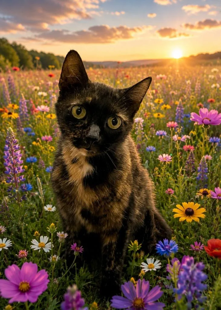 A senior medium-sized female Domestic Short Hair cat named Brin for adoption in Washington Court House, OH