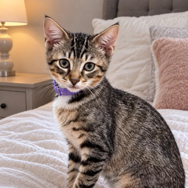 A baby small-sized male Brown / Chocolate Domestic Short Hair cat named Jack for adoption in Tustin, CA