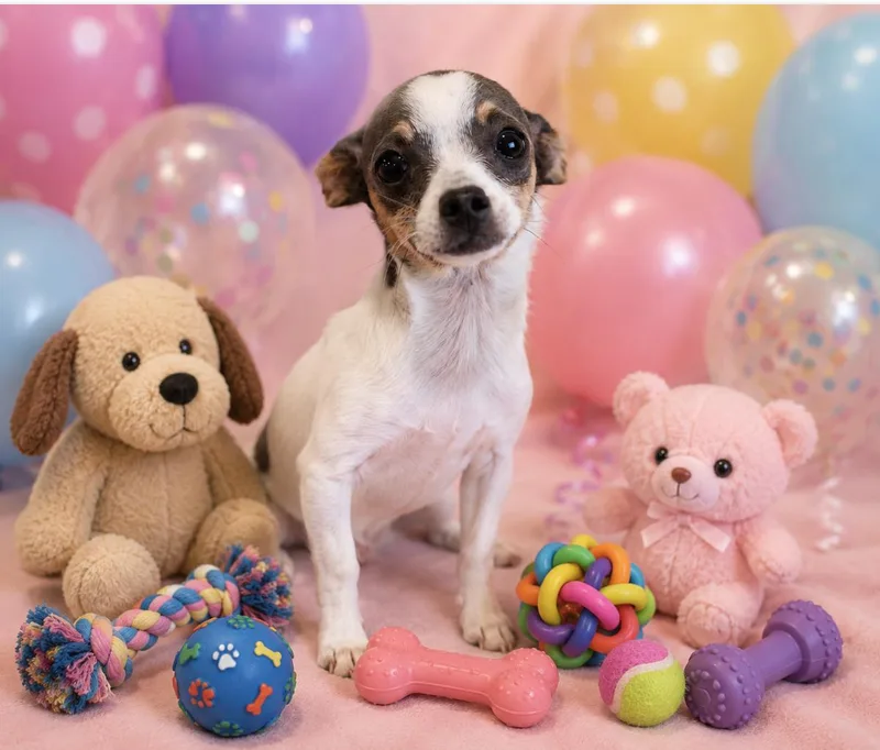 A baby medium-sized female Chihuahua dog named Nina for adoption in Queen Creek, AZ
