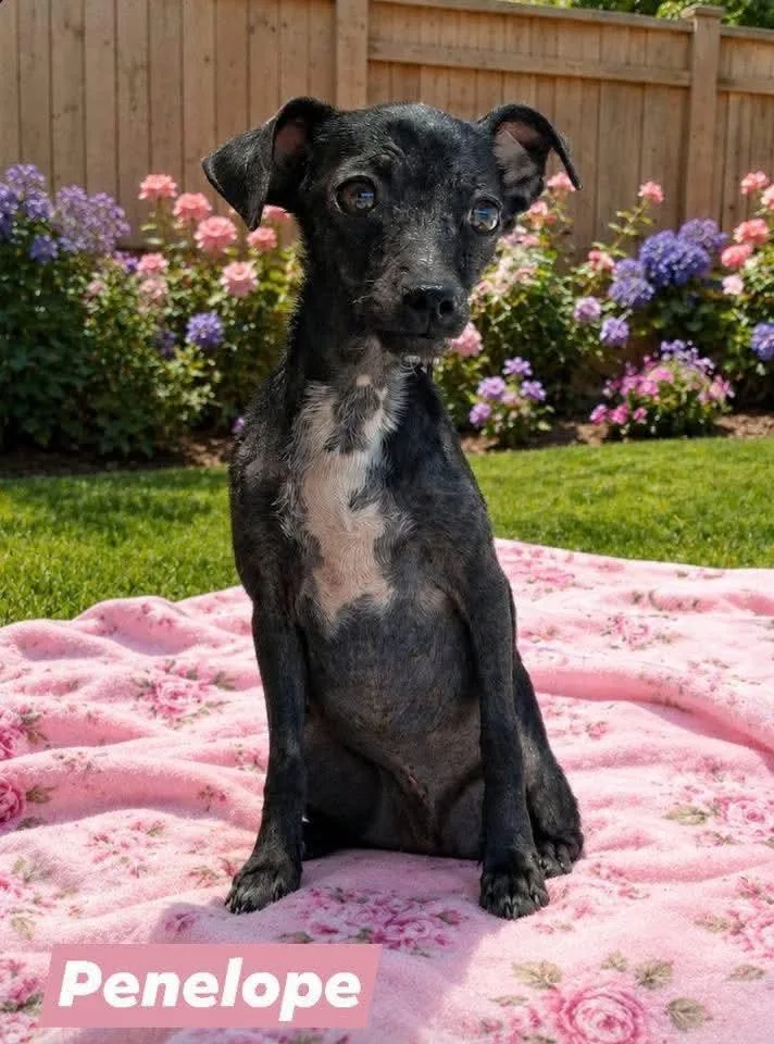 A young small-sized female Chiweenie dog named Penelope for adoption in Winter haven, FL