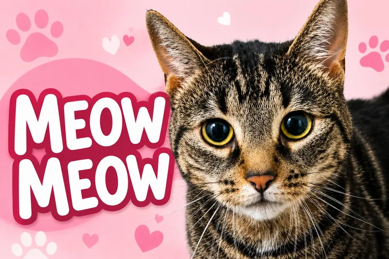 An adult medium-sized female Tabby (Gray / Blue / Silver) Tabby cat named Meow Meow for adoption in Greenville, DE
