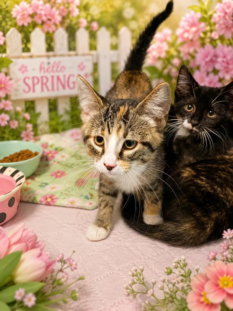 A young medium-sized female Domestic Short Hair cat named Skylight for adoption in Belleville, MI