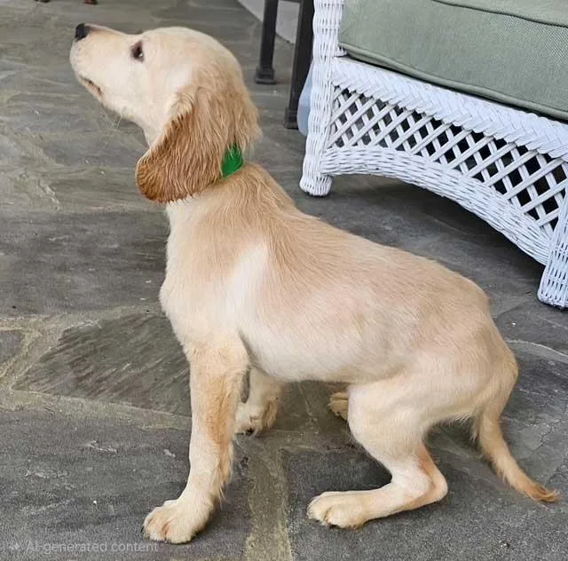 A baby medium-sized male Coonhound dog named Puppy Andy for adoption in Franklin, TN