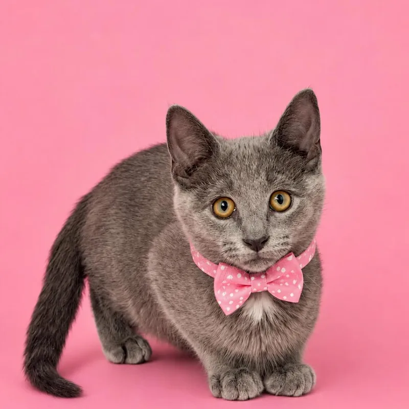 A baby small-sized female Gray / Blue / Silver Domestic Short Hair cat named Bomb Pop for adoption in Binghamton, NY