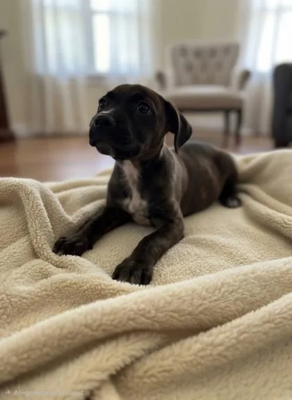 A baby medium-sized female Mixed Breed dog named Repecca for adoption in Houston, TX