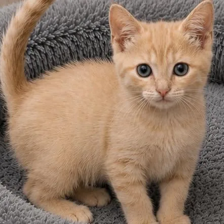 A baby small-sized male Domestic Short Hair cat named Troop for adoption in Grand Bay, AL