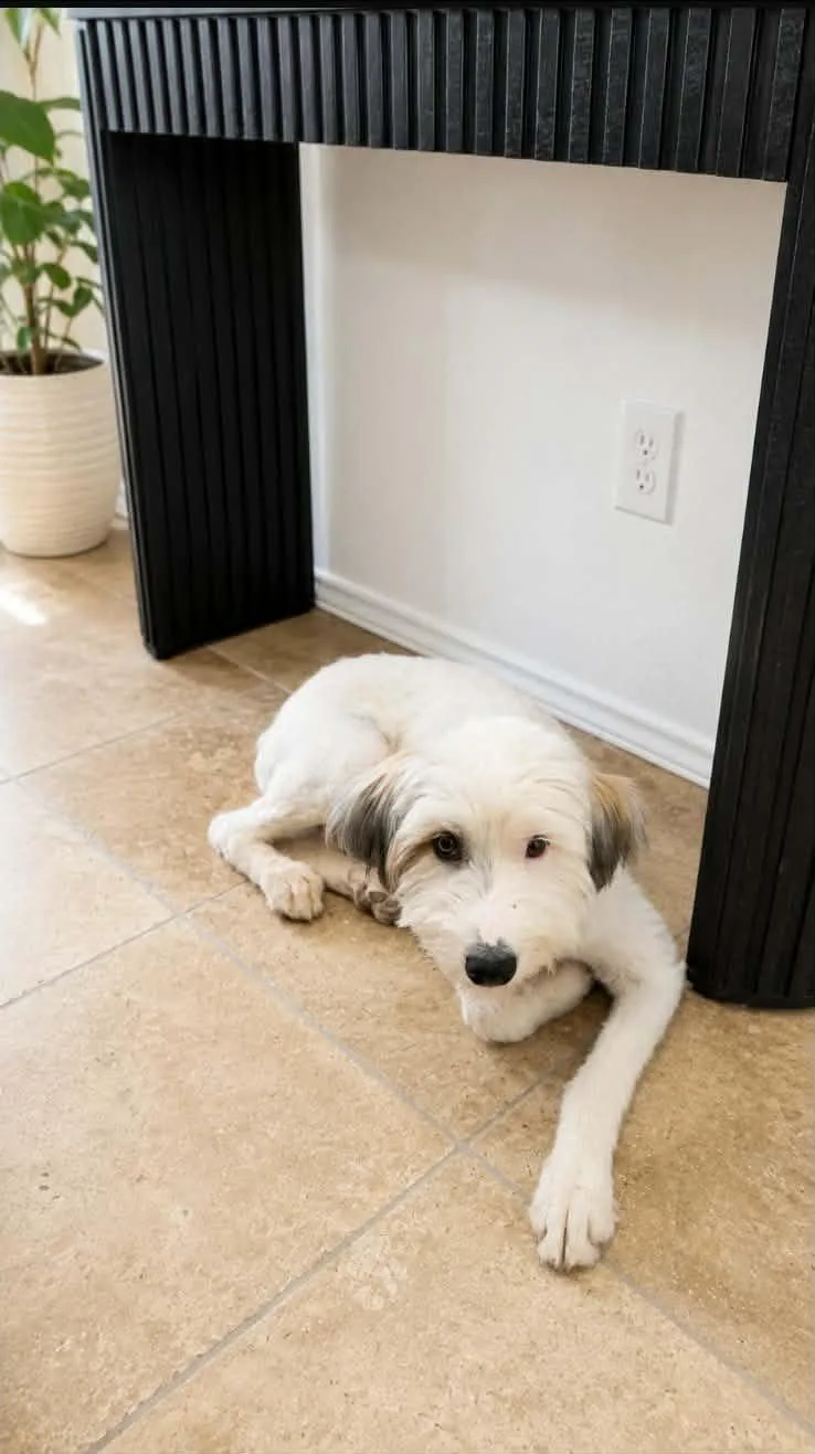 A baby medium-sized male Standard Poodle dog named Austin for adoption in Mcallen, TX