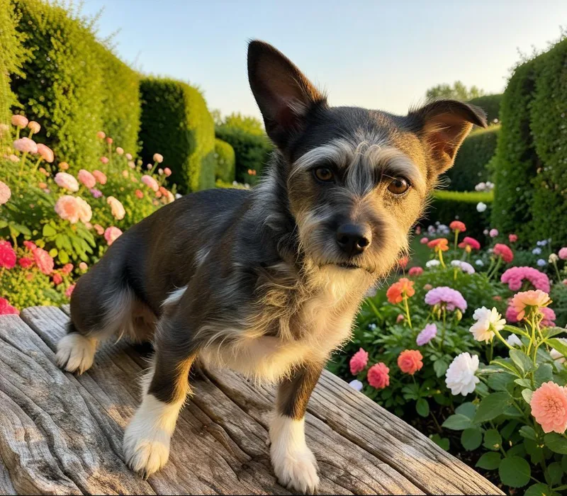 A young small-sized female Gray / Blue / Silver Parson Russell Terrier dog named Tulip for adoption in Tarzana, CA