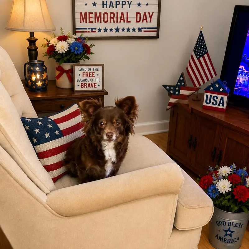 A senior small-sized female Brown / Chocolate Chihuahua dog named Miley for adoption in Cleveland, TN