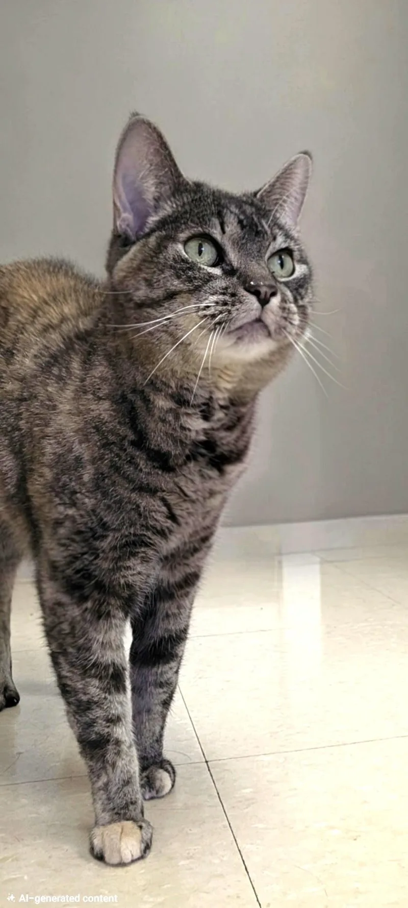 A senior medium-sized female Torbie Domestic Short Hair cat named Bambi for adoption in Red Wing, MN