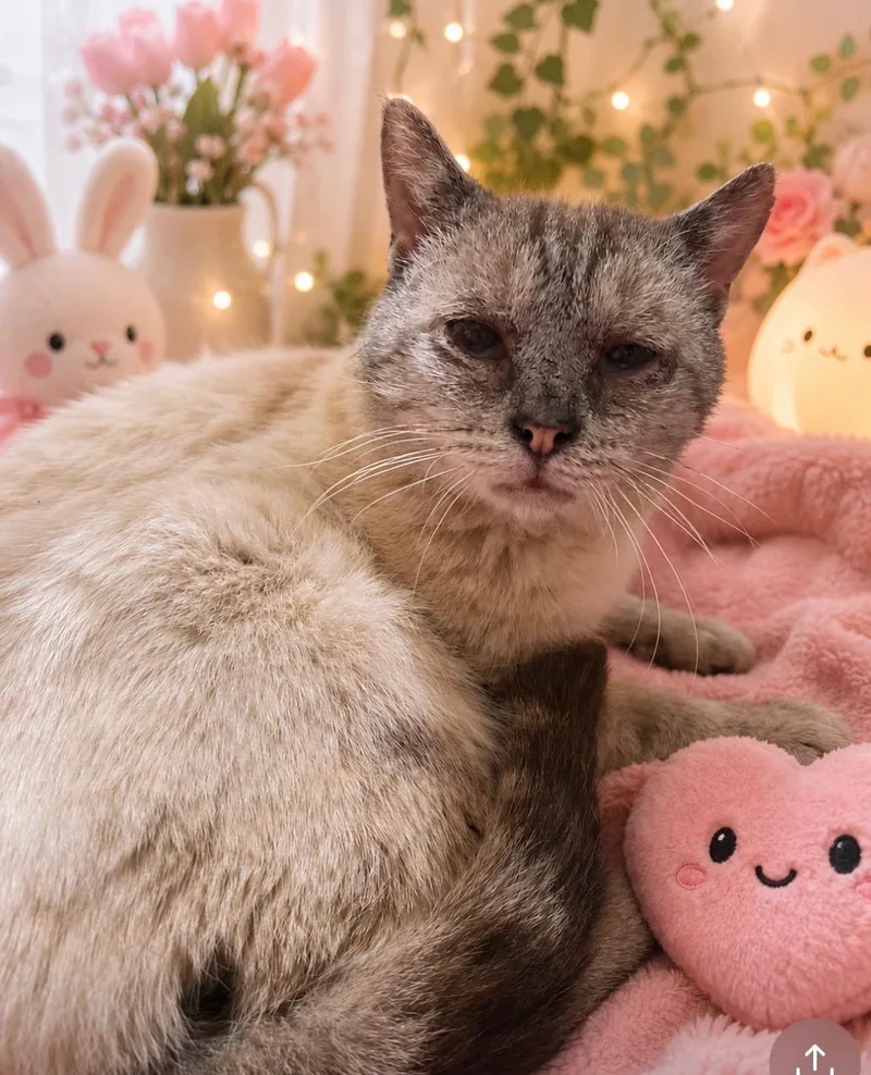 An adult large-sized male Siamese cat named Big Joe for adoption in Richmond, VA