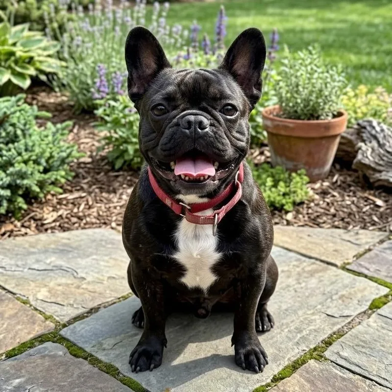 An adult small-sized female Brown / Chocolate French Bulldog dog named Zoe for adoption in Columbus, OH