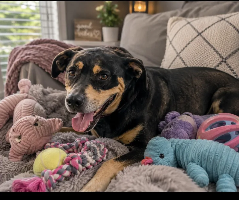 An adult medium-sized female Tricolor (Brown, Black, & White) Rottweiler dog named Sasha for adoption in CUMMING, GA