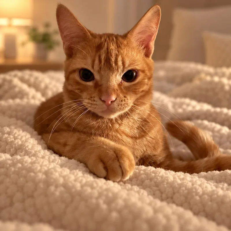 A baby medium-sized male Orange / Red Domestic Short Hair cat named Louie for adoption in Tulsa, OK