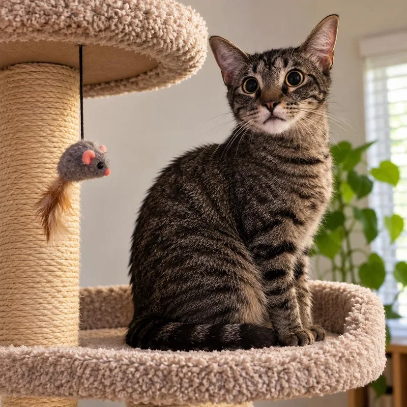 A baby medium-sized male Domestic Short Hair cat named JoJo for adoption in Dallas, TX