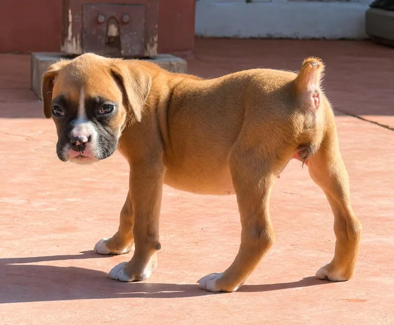 A baby large-sized female Boxer dog named Bug for adoption in Capistrano Beach, CA
