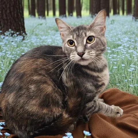 An adult small-sized female Domestic Short Hair cat named Stormy for adoption in Clinton Township, MI