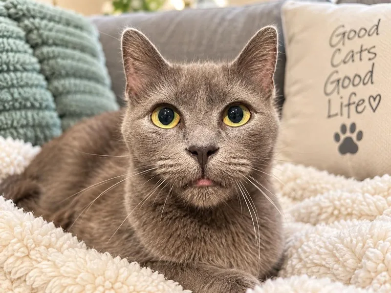 An adult medium-sized female Domestic Short Hair cat named Forrest aka Bagel for adoption in Sebastian, FL