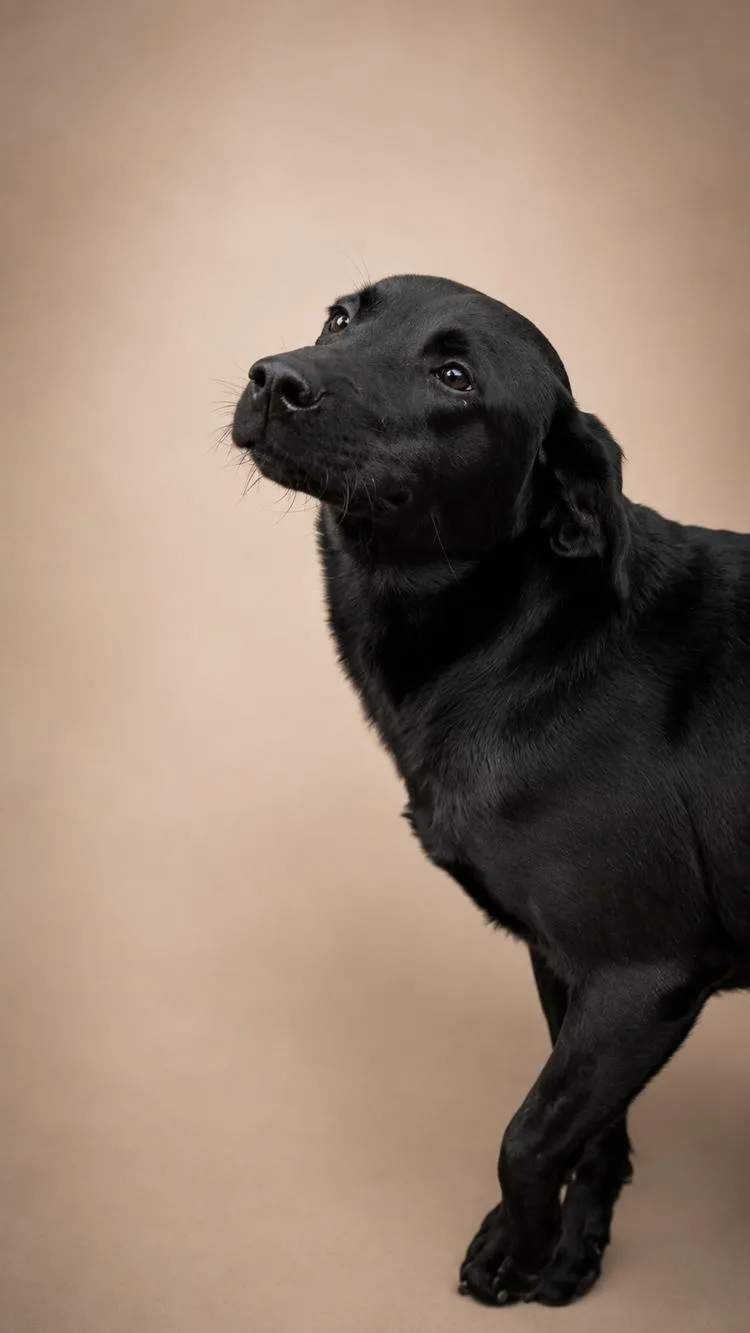 An adult medium-sized female Black Labrador Retriever dog named Luna Rose for adoption in Chuckey, TN