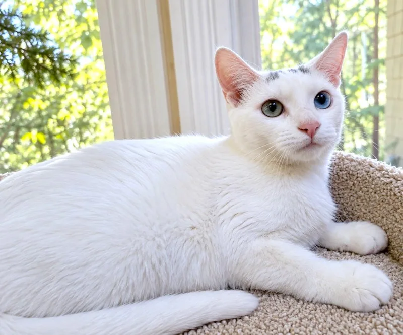 A baby large-sized male White Turkish Van cat named Tanner  Turkish Van for adoption in Danbury, CT