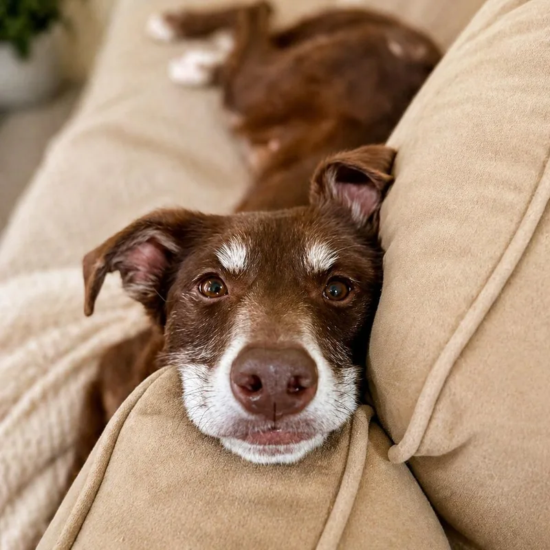 An adult medium-sized male Red / Chestnut / Orange Labrador Retriever dog named Gus   Loyal for adoption in Houston, TX