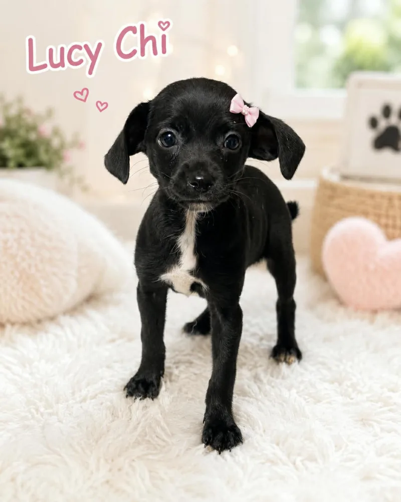 A baby small-sized female Chihuahua dog named Lucy Chi for adoption in Allen, TX