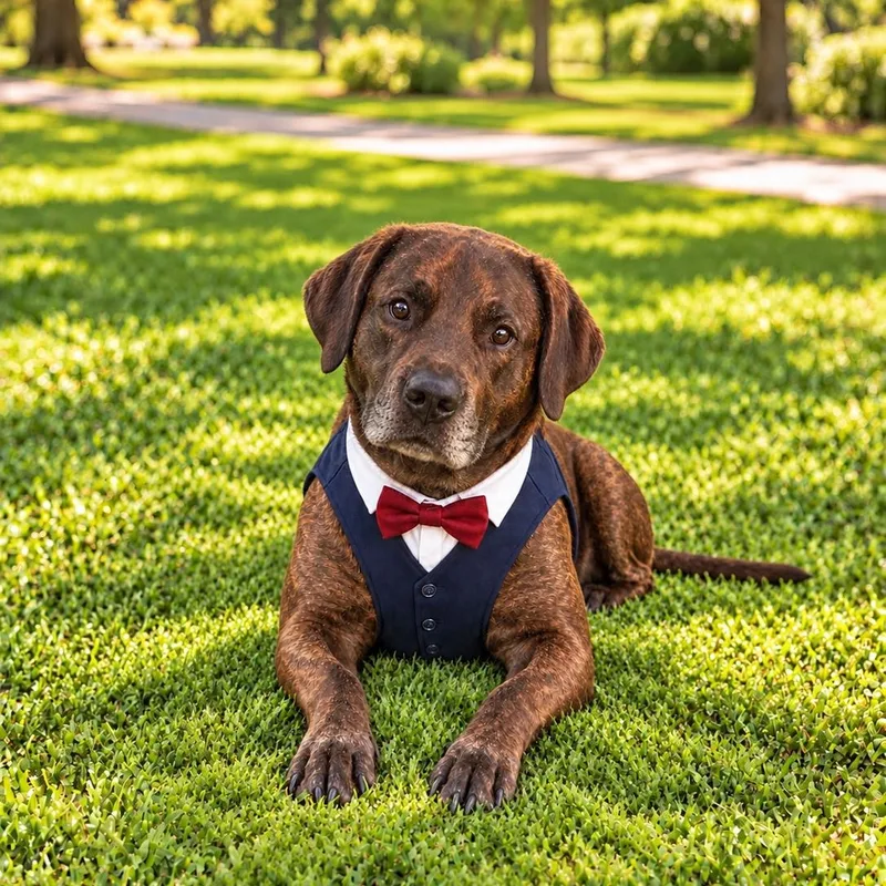 A senior medium-sized male Bicolor Labrador Retriever dog named Ruger for adoption in Brentwood, TN