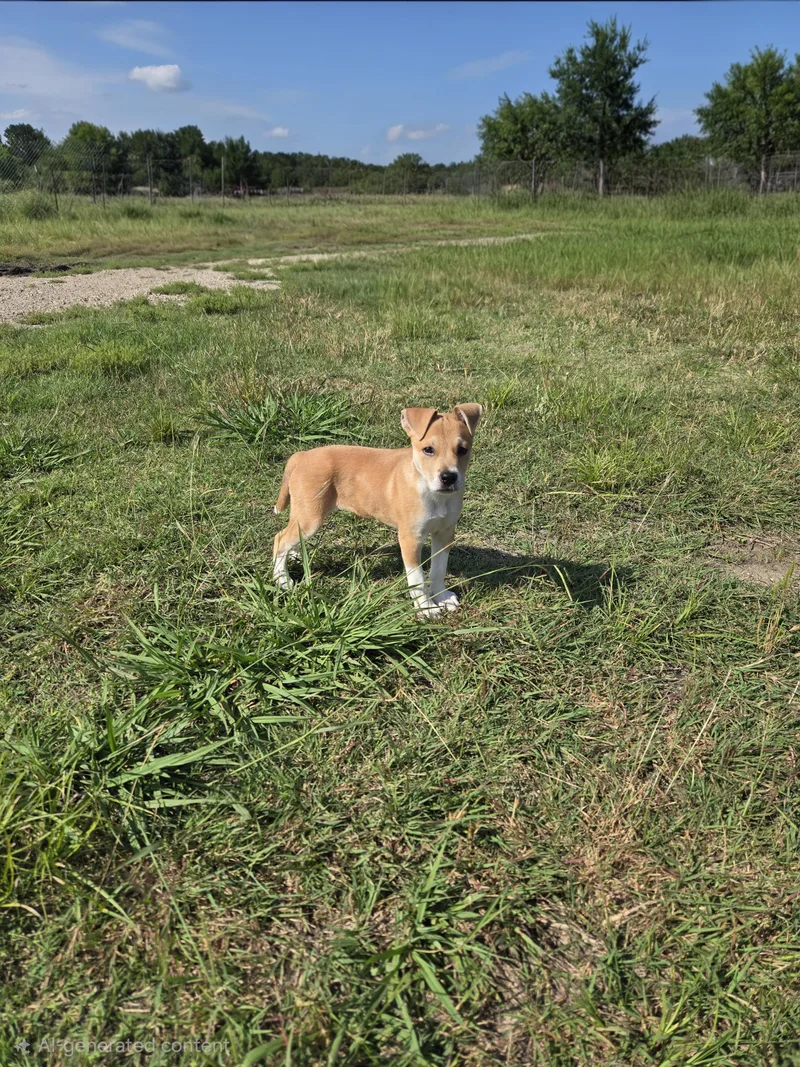 A baby small-sized female Jack Russell Terrier dog named Keely for adoption in Plano, TX
