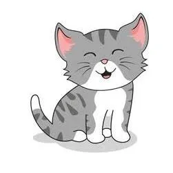A baby small-sized female Gray / Blue / Silver Domestic Short Hair cat named Arroz for adoption in West Olive, MI