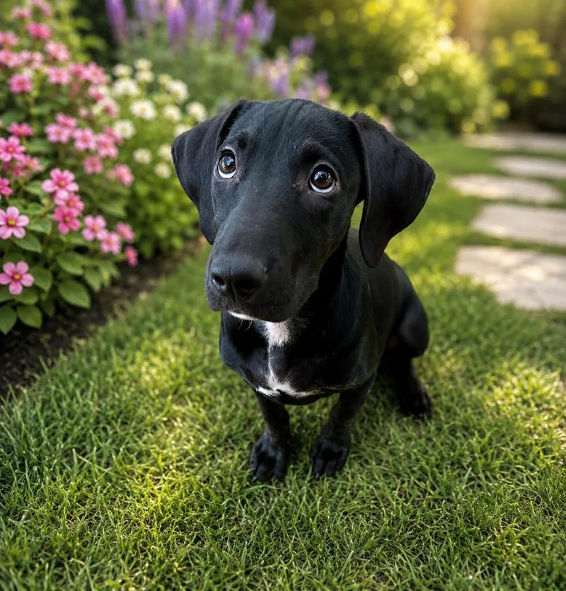 A baby small-sized female Mixed Breed dog named Raven for adoption in St. Augustine, FL