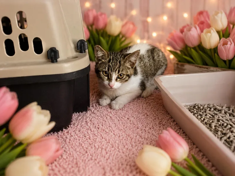 A baby medium-sized female Domestic Short Hair cat named Tulip for adoption in Gilroy, CA