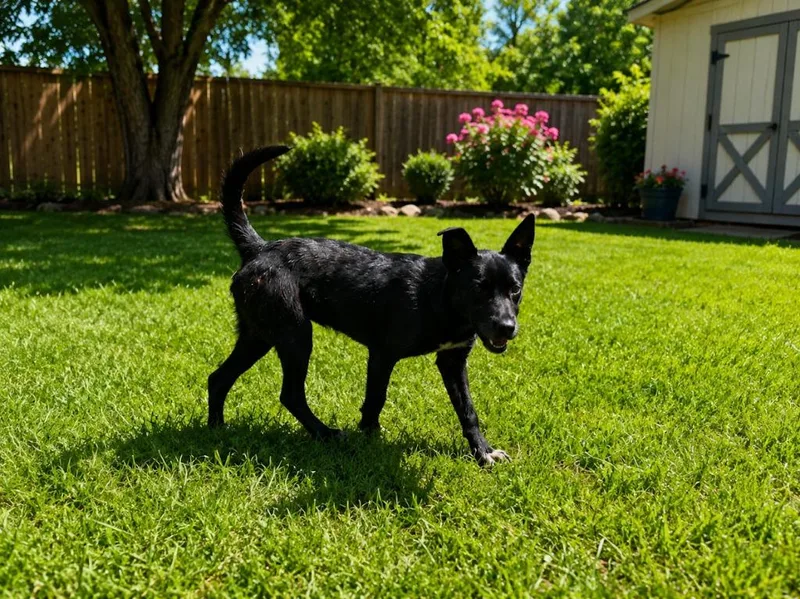 A baby medium-sized female Mixed Breed dog named Wiggles for adoption in Center, TX