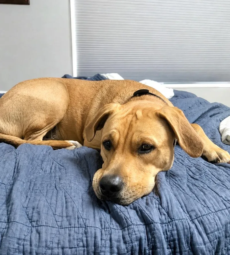 A young large-sized male Labrador Retriever dog named KoopaLOCAL for adoption in Princeton, MA