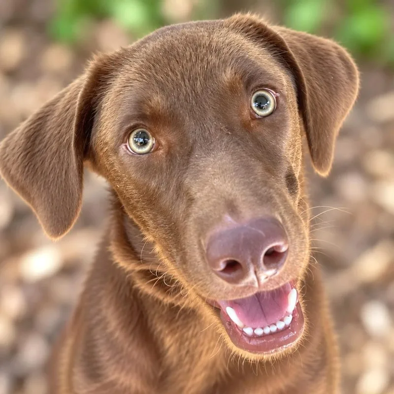 An adult medium-sized male Brown / Chocolate Labrador Retriever dog named Henley for adoption in Boerne, TX