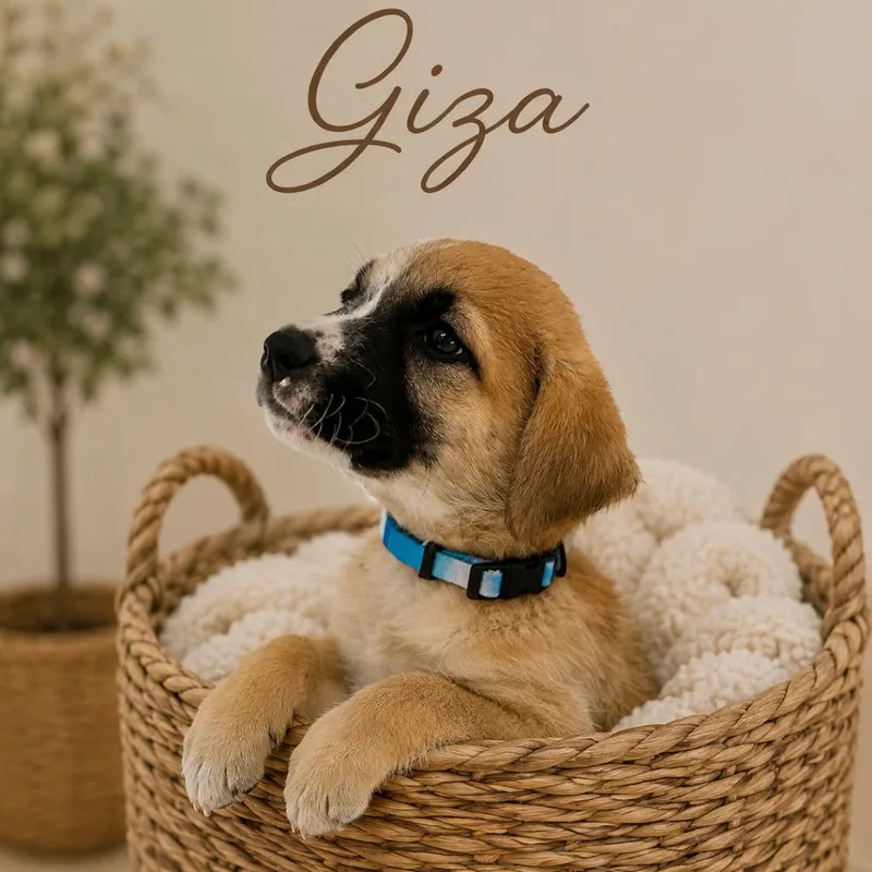 A baby large-sized female Brown / Chocolate Anatolian Shepherd dog named Giza for adoption in Phoenix, AZ