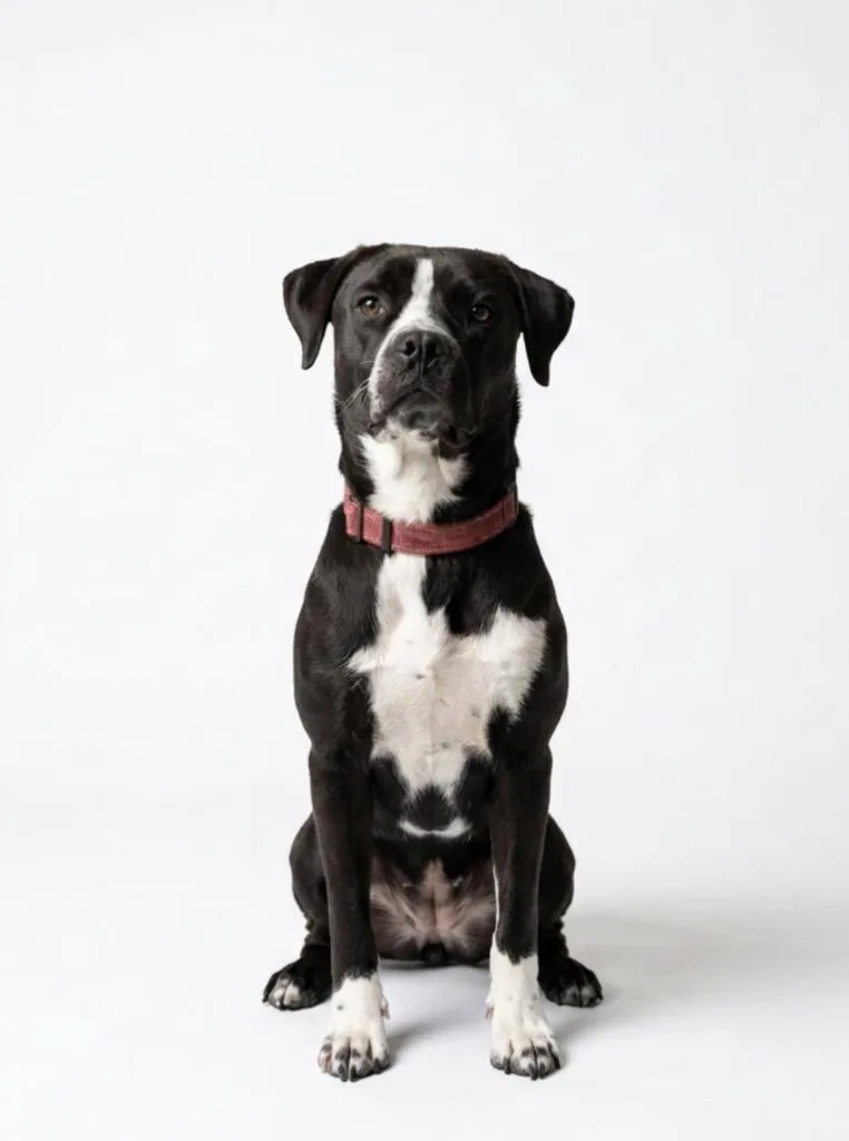 A young medium-sized female Boxer dog named Oriana for adoption in Hudson, NY