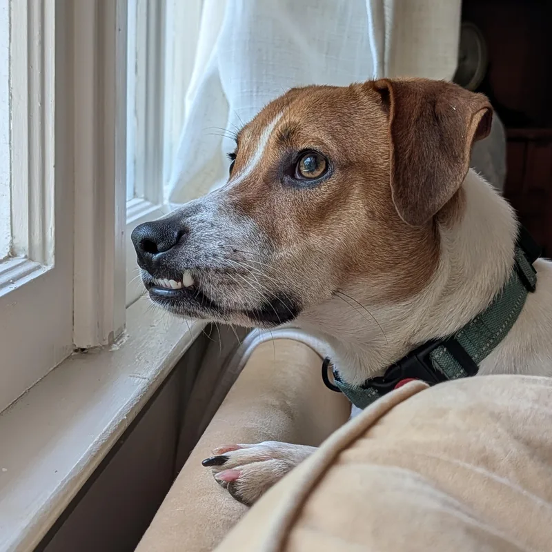 A young medium-sized male Red / Chestnut / Orange Hound dog named Pinto for adoption in Baldwin, MD