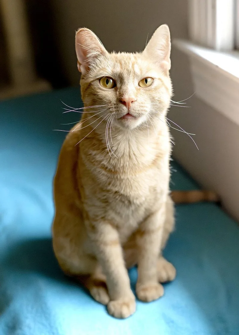 An adult medium-sized female Orange / Red Domestic Short Hair cat named Nilla for adoption in Buford, GA