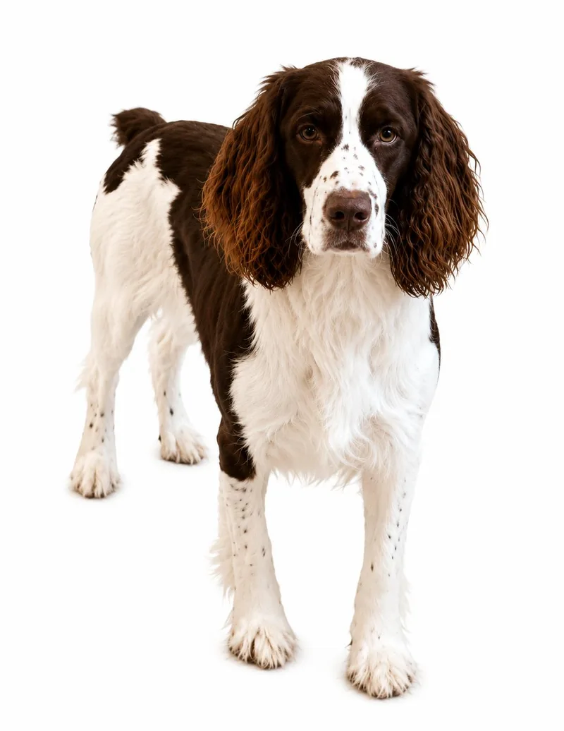 A young medium-sized male English Springer Spaniel dog named Hayes for adoption in SYLVANIA, GA