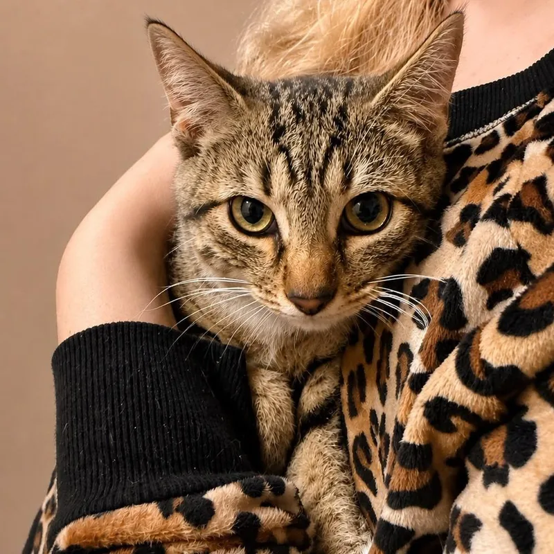 A baby small-sized female Brown / Chocolate Domestic Short Hair cat named Shania Twain for adoption in Winchester, VA