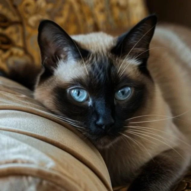 An adult large-sized female White Domestic Short Hair cat named Bella Coha for adoption in Volcano, HI