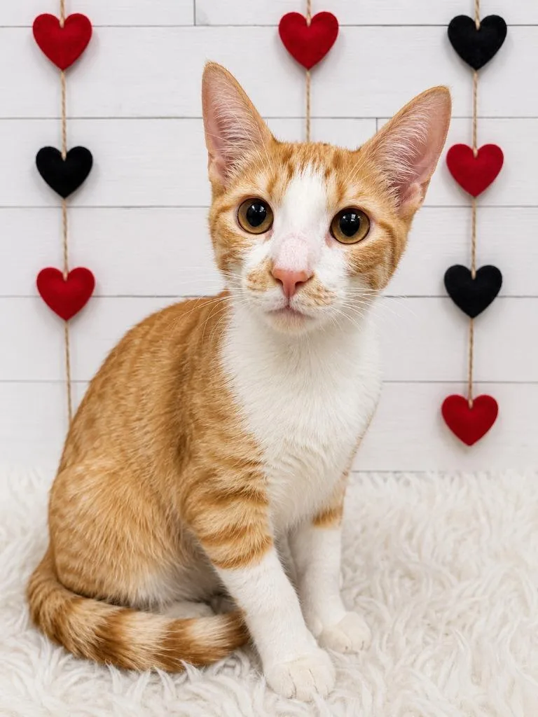A baby small-sized female Domestic Short Hair cat named Ninja Storm for adoption in Corpus Christi, TX